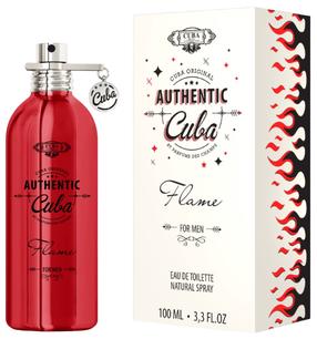 Tualettvesi Cuba Authentic Flame, 100 ml