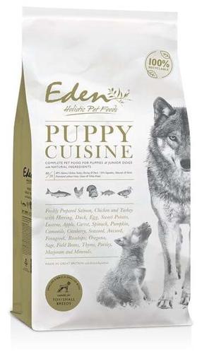 Сухой корм для собак Eden Puppy Cuisine Small Kibble, лосось, 2 кг