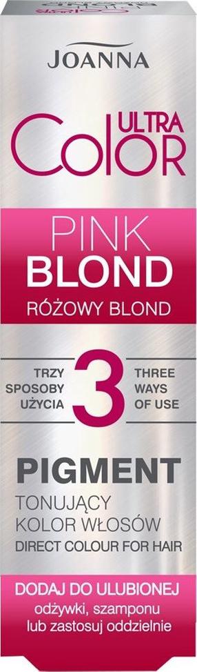 Tonuojantis gelis Joanna Ultra Color Pigment, Pink blonde, 100 ml