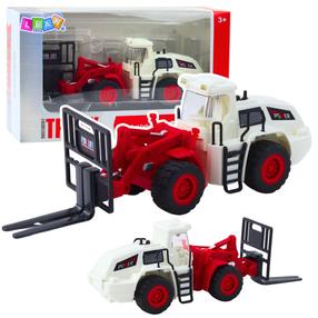  Rotaļlietu pacēlājs Lean Toys Engineering, balta krās./sarkana krās.