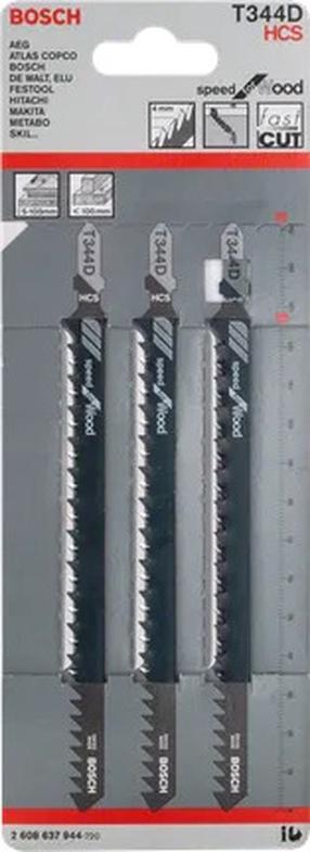 Saetera komplekt Bosch T 344 D, 15.2 cm, 3 tk