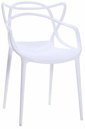 Lauko kėdė ModernHome Belluno, balta sp., 43 cm x 52 cm x 83 cm