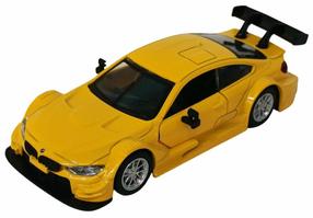 Žaislinis automobilis MSZ BMW DTM, 1:44, geltona sp.