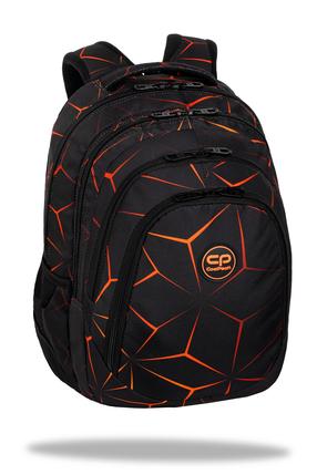 Skolas mugursoma CoolPack Coolpack_4 Lava, melna krās./oranža krās., 48 cm x 36 cm x 20 cm