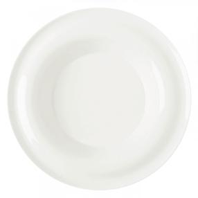 Dziļa šķīvis pusdienu MPLCo Lyra, Ø 23 cm, balta krās.