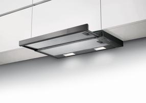 Įmontuojamas gartraukis Faber Flexa NG GLASS BK A60, juoda sp.