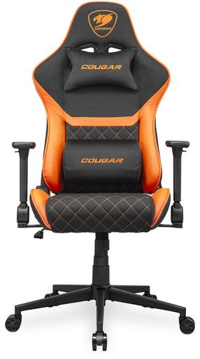 Mänguri tool Cougar Armor One V2 F, 68 x 67 x 126 cm, must v./oranž v.