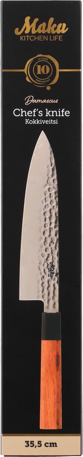 Kööginuga Maku Damascus, 355 mm, jaapani damaskuse teras