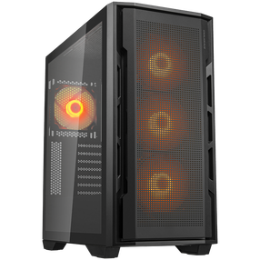 Arvuti korpus Cougar Gaming Uniface RGB, must v.