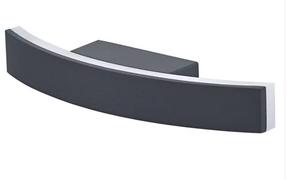 Sieninis lauko šviestuvas Ledvance/Osram Endura Style, 7W, LED, IP44, pilkas, 27 cm x 5.8 cm