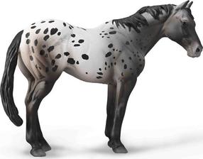 Žaislinė figūrėlė Collecta Appaloosa Blue Roan Horse 490671, balta sp./juoda sp.