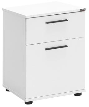 Naktsskapītis Kalune Design KMD-611-BB-1, balta krās., 57 cm x 40 cm x 41 cm