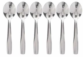 Dessertlusikas Kitchen&GO, roostevaba teras, hõbe v., 6 tk, 14 cm