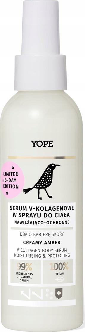 Ķermeņa serums, izsmidzināts Yope Creamy Amber, 150 ml