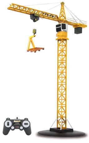 Rc-kraana Jamara Tower Crane Liebherr 405109, 1:20, must v./oranž v.