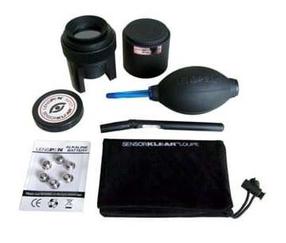 Komplekts Lenspen SensorKlear Loupe Kit, melna krās.
