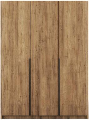 Spinta ADRK Bregma III, juoda sp./artisan oak sp., 58 cm x 148 cm x 204 cm