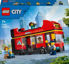 Konstruktor LEGO® City Punane kahekordne turistibuss 60407, 384 tk