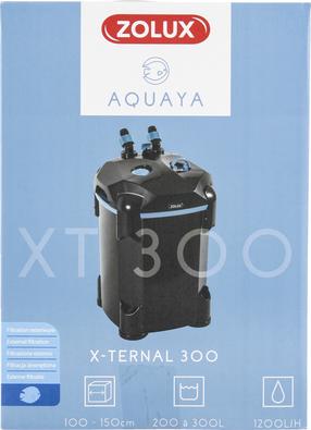 Akvārija filtrs Zolux Aquaya X-Ternal 300, 200 - 300 l, melna krās.