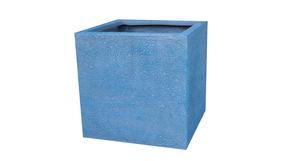 Puķu pods Domoletti RP17-416, keramika, 27 cm x 27 cm, Ø 27 cm, zila krās.