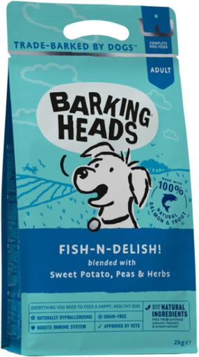 Sausā suņu barība Barking Heads Fish N Delish BFS2, zivs, 2 kg
