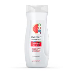 Ķermeņa mazgāšanās želeja LECO Grapefruit & Shea Butter, 250 ml