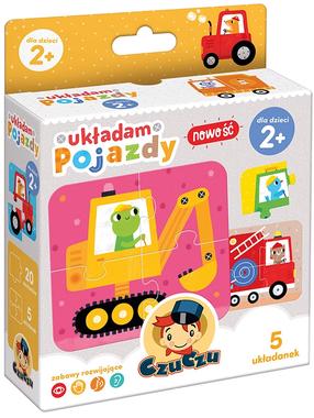Izglītojoša mīkla CzuCzu Vehicles, daudzkrāsaina, 20 gab.