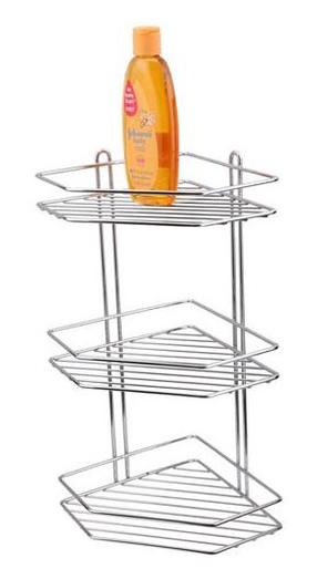 Vonios kambario lentyna Thema Lux BIC-0458, 24.7 cm x 38.8 cm x 19 cm, chromo