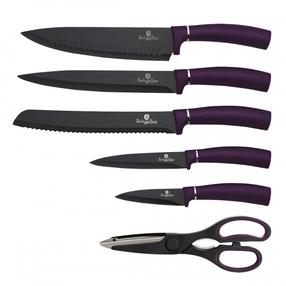 Набор кухонных ножей Berlinger Haus Purple Eclipse BH-2584, 6 шт.