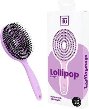 Matu ķemme Ilu Lollipop, violeta krās.
