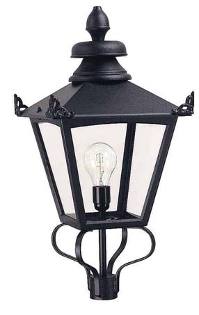 Vabalt seisev välisvalgusti Elstead Lighting Grampian GL1, 60W, E27, IP44, must v., 29 cm x 68 cm
