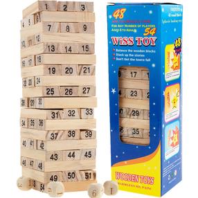 Žaidimas bokštas Jenga Jenga, ruda sp.