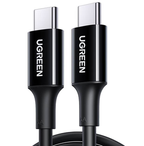 Kabelis Ugreen US300, 2 x USB-C, 200 cm, juoda sp., 100 W