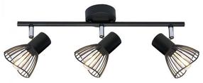 Lampa griesti Candellux Fly 93-61911, E14, 3 x 40 W, melna krās. / melna krās., 8 x 8 cm