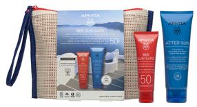 Priemonė įdegio priežiūrai kūnui/veidui Apivita Bee Sun Safe SPF50, 150 ml