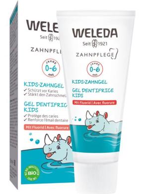 Dantų pasta, vaikiška Weleda Tooth Gel 0-6 m., mėtų skonio, 50 ml