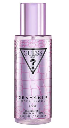 Kūno dulksna Guess Sexy Skin Metallique Rosé, 250 ml