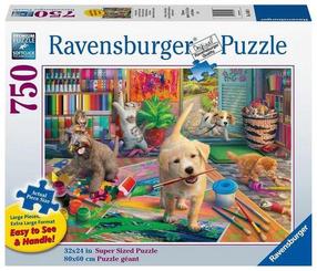 Dėlionė Ravensburger Little Artists 16801, 80 cm x 60 cm, 750 vnt., įvairių spalvų