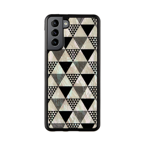 Telefona vāciņš iKins Pyramid Back Case For Samsung Galaxy S21+, melna krās., Samsung
