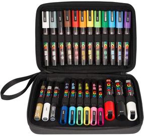 Vildikad Posca Gift Case, ühepoolsed, mitmevärviline, 24 tk