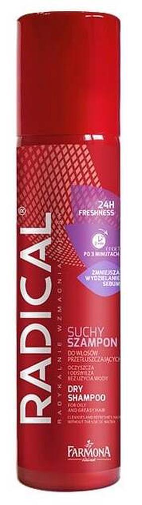 Sausais šampūns Farmona Radical 24H Freshness, 180 ml