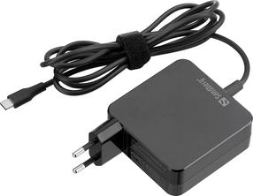 Sülearvuti laadija Sandberg USB-C AC Charger, 65 W, 100 - 240 V, 2 m
