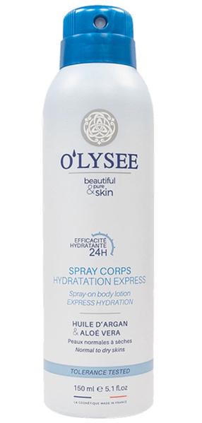 Kūno losjonas, purškiamas O'Lysee Express, 150 ml