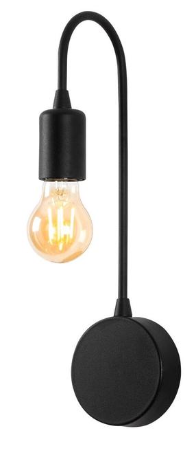 Šviestuvas sieninis Opviq Baston 3280 584TTM1962, E27, 1 x 40 W, nėra gaubto / juoda sp.