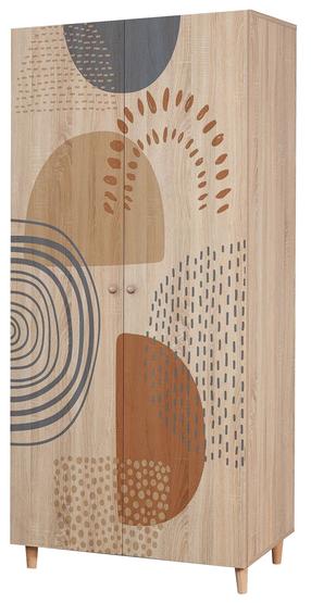 Spinta Kalune Design Lidya 975, ruda sp., 52 cm x 90 cm x 192 cm