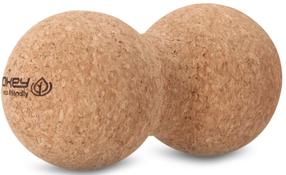 Masāžas bumbiņa Spokey Double Oak 929920, brūna krās., 8 cm
