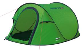 3-местная палатка High Peak Vision 3 10123, зеленый цв., 235 см x 180 см x 100 см