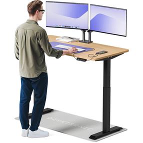 Datorgalds regulējams augstums Desktronic HomeOne, 140 cm x 70 cm, 72 - 119 cm, ozola krās./melns krās.