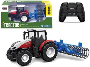 Traktor Lean Toys Tractor 1:24, 1:24, punane v.