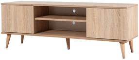 TV staliukas Kalune Design Truva, šviesiai ruda sp., 140 cm x 40 cm x 50 cm